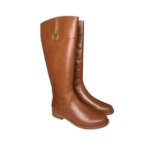 Giani Bernini NEW Sandraa Knee High Riding Boots Cognac Equestrian Size 10